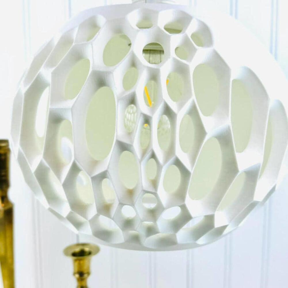 Organic Pendant Light, Virus Pendant Lamp, Geometric Hanging Lamp - Picture 2 of 10